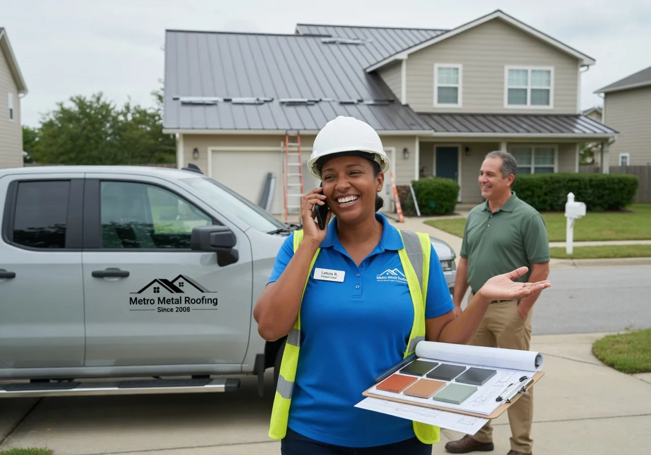 Storm Damage Metal Roof Repair in Haubstadt, IN